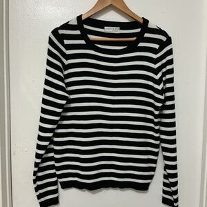 Primark Black and White Striped Sweater
